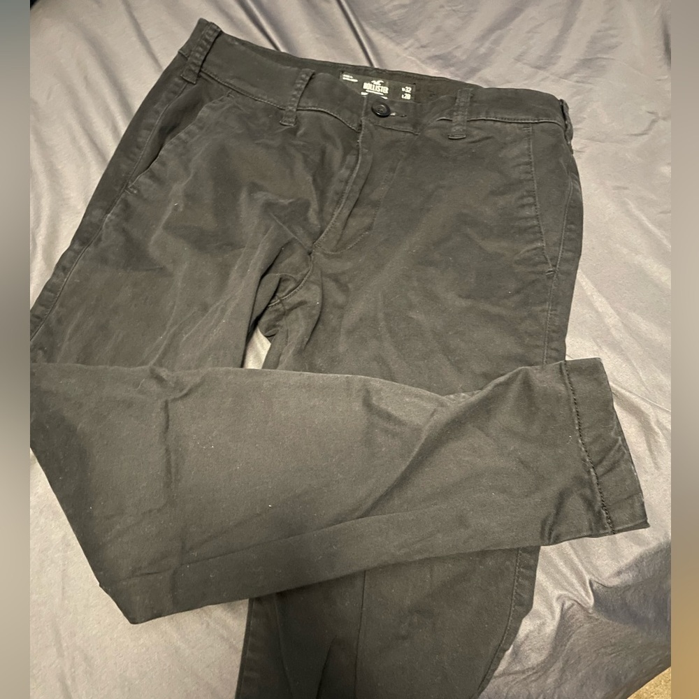 32x28 hollister black super skinny chinos